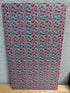 3157 - Turquoise and Rust Abstract